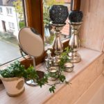 Ferienwohnung Altes Forsthaus - Spiegel am Fenster